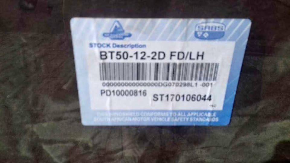 MAZDA BT-50 .LEFT FRONT WINDOW FOR SALE. - Private Seller MAZDA BT-50 .LEFT FRONT WINDOW FOR SALE. - Private Seller