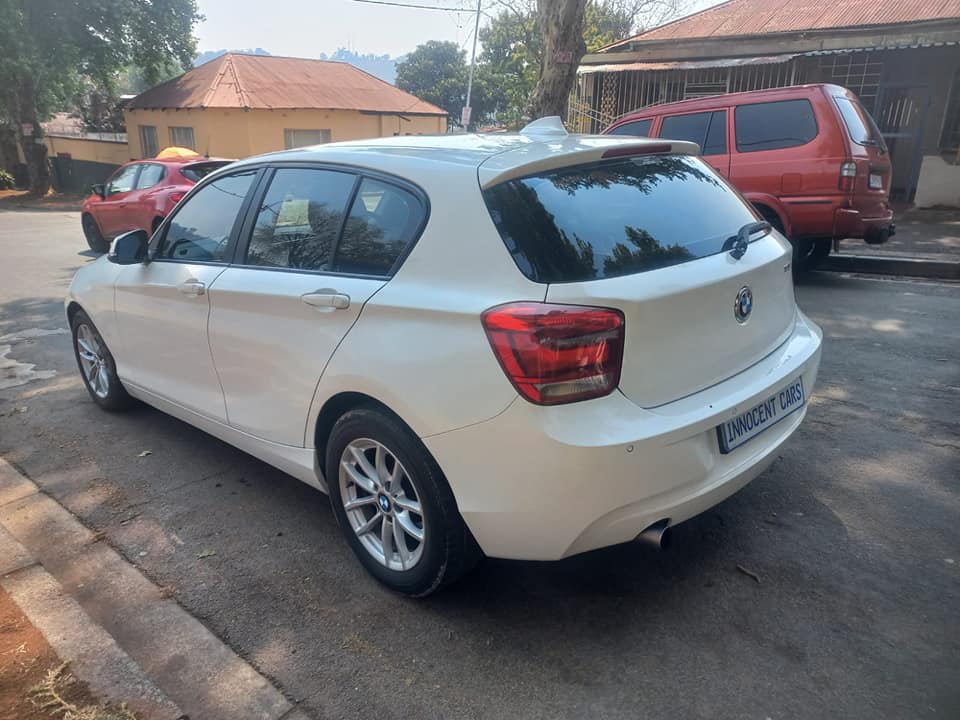 2014 BMW 118i F20 PETROL, AUTOMATIC, WHITE COLOR, MILEAGE 85000KMS