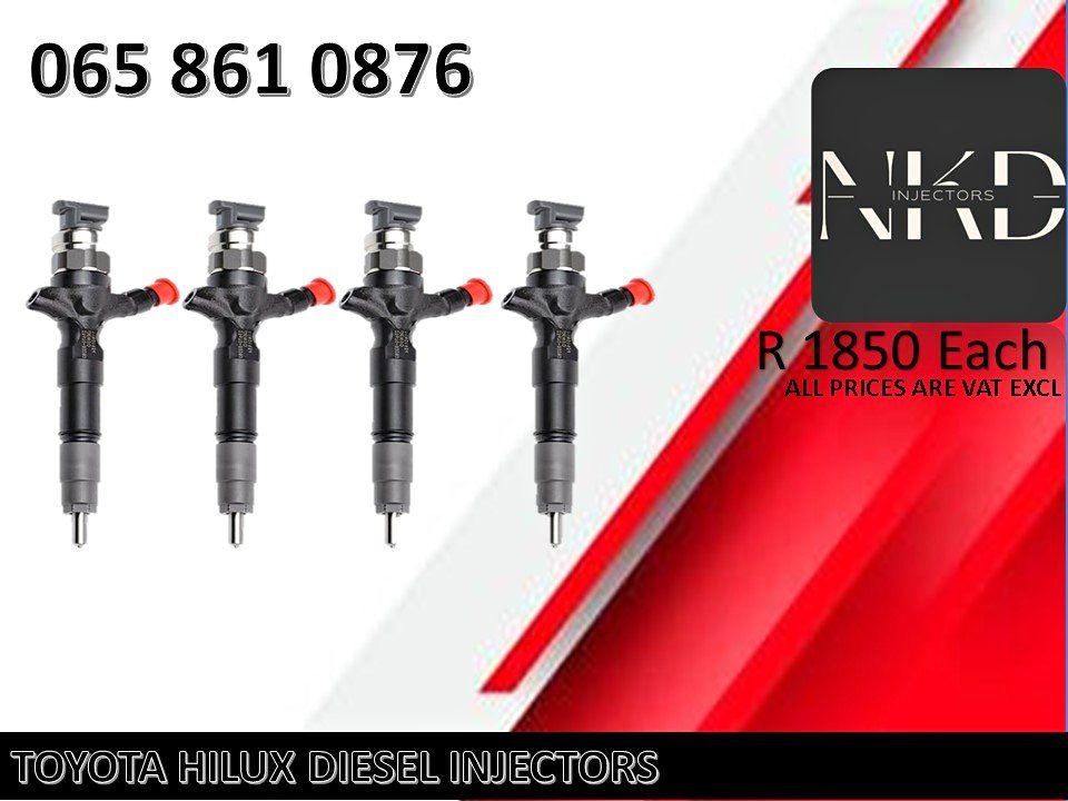 TOYOTA HILUX DIESEL INJECTORS FOR SALE OR RECON WITH WARRANTY - Private Seller TOYOTA HILUX DIESEL INJECTORS FOR SALE OR RECON WITH WARRANTY - Private Seller