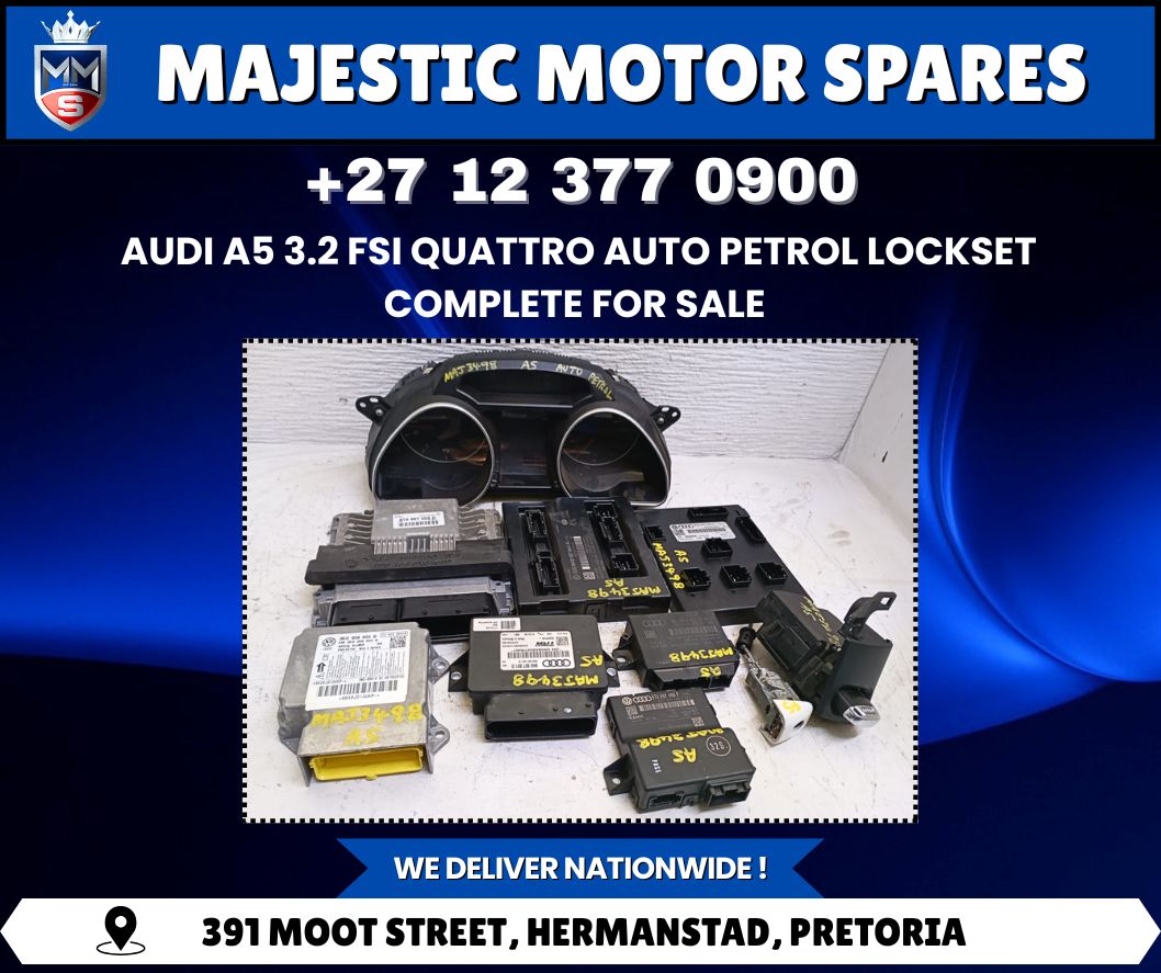 For Sale: Complete Lockset – Audi A5 3.2 FSI Quattro Auto Petrol (Used) - Private Seller For Sale: Complete Lockset – Audi A5 3.2 FSI Quattro Auto Petrol (Used) - Private Seller