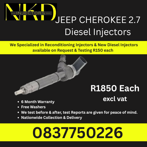Jeep Cherokee Diesel injectors for sale - Private Seller Jeep Cherokee Diesel injectors for sale - Private Seller