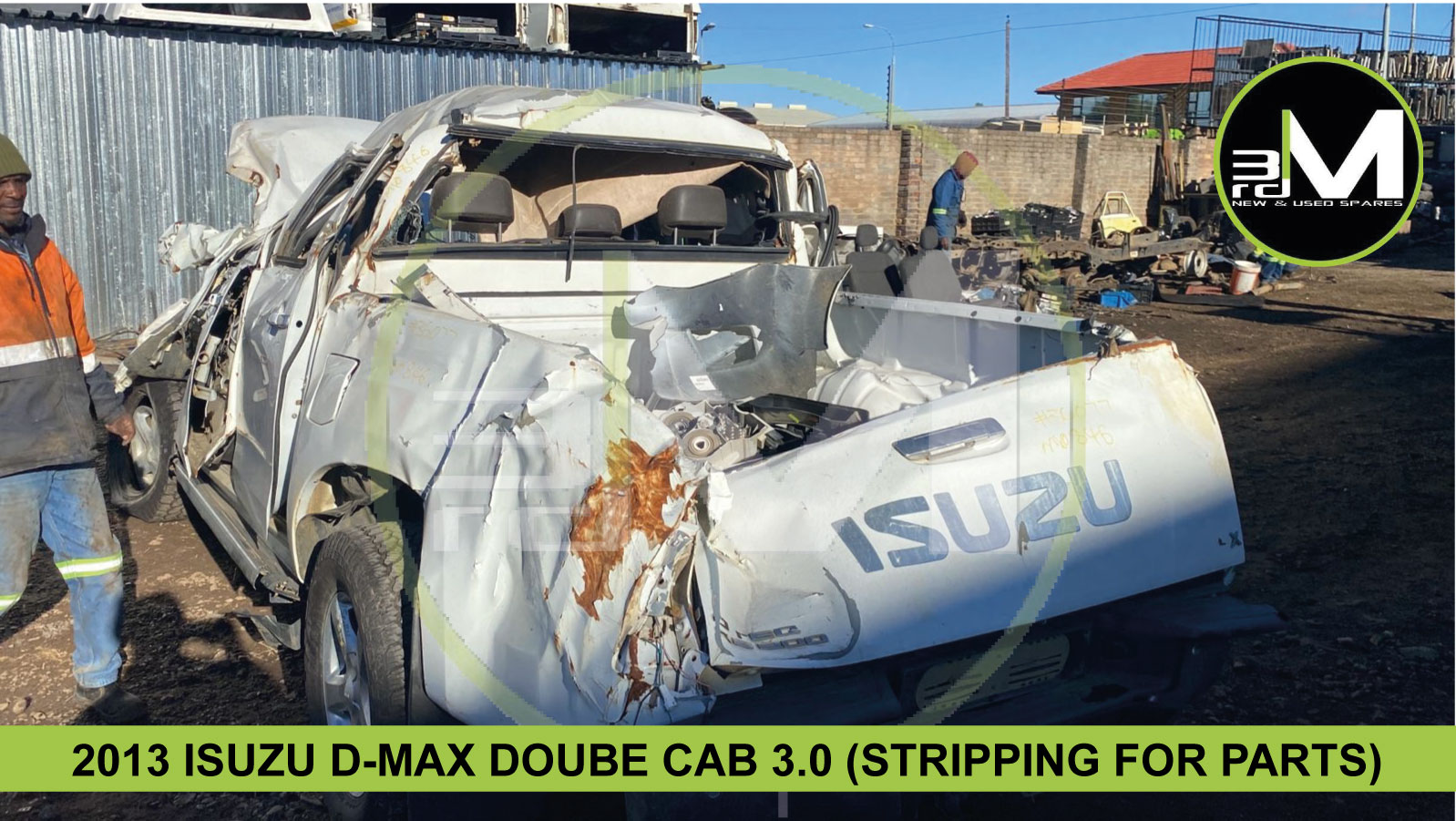 2013 ISUZU D-MAX DOUBLE CAB 3.0 (STRIPPING FOR PARTS) - Private Seller 2013 ISUZU D-MAX DOUBLE CAB 3.0 (STRIPPING FOR PARTS) - Private Seller