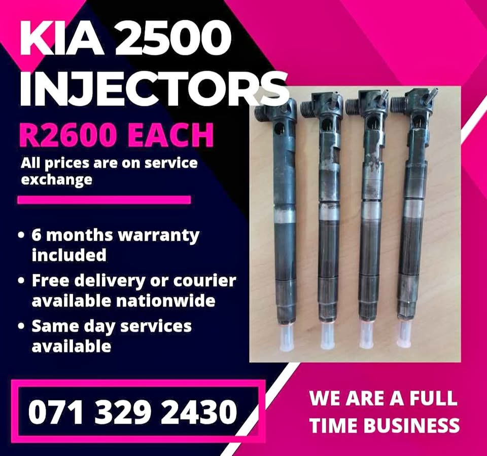 KIA 2500 INJECTORS FOR SALE WITH WARRANTY