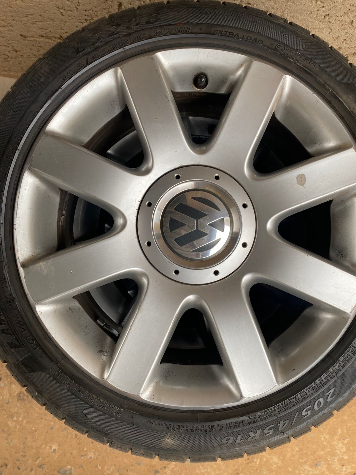 Tyres and rims set of 4. 205/45R16 - Private Seller