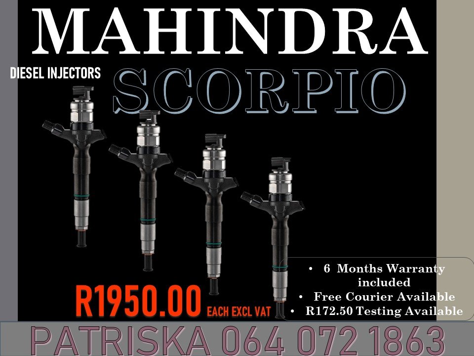 Mahindra Scorpio Diesel injectors for sale one day service - Private Seller Mahindra Scorpio Diesel injectors for sale one day service - Private Seller