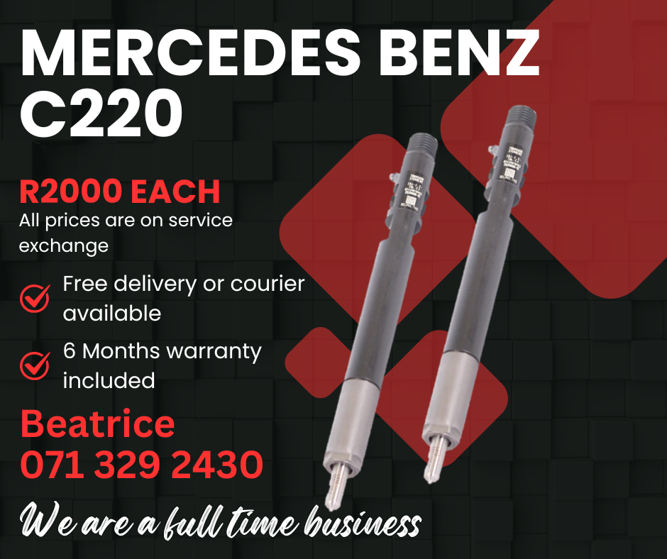 MERCEDES BENZ C220 DIESEL INJECTORS FOR SALE WITH WARRANTY - Private Seller MERCEDES BENZ C220 DIESEL INJECTORS FOR SALE WITH WARRANTY - Private Seller