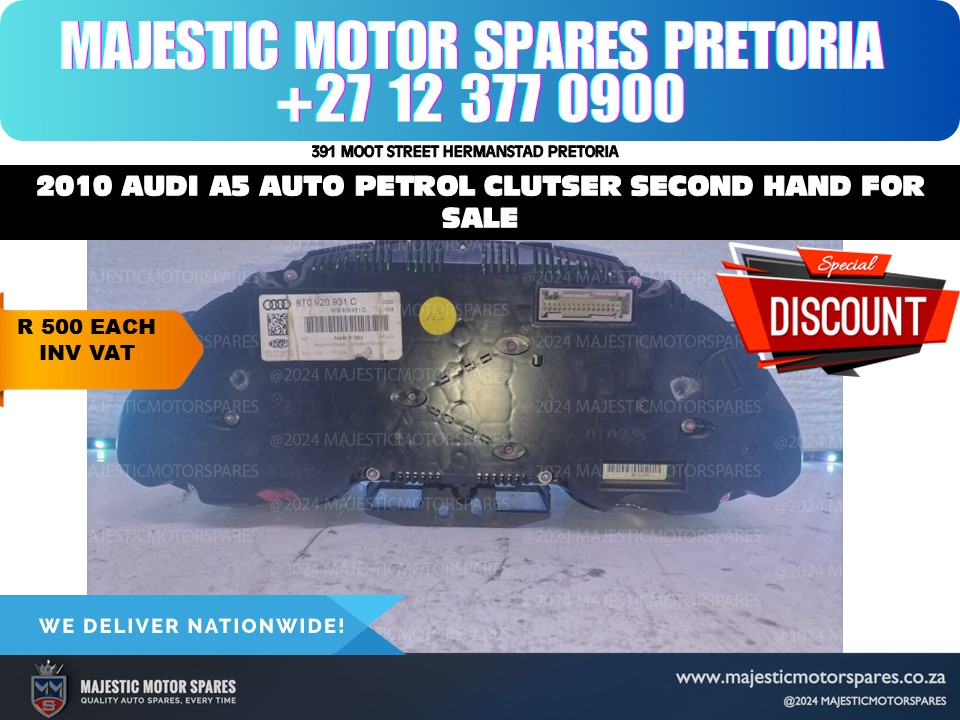 2010 Audi A5 auto instrument cluster for sale 2010 Audi A5 auto instrument cluster for sale