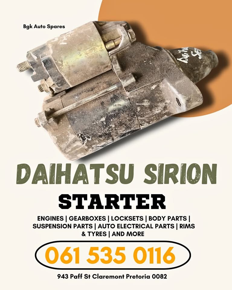 Daihatsu sirion starter