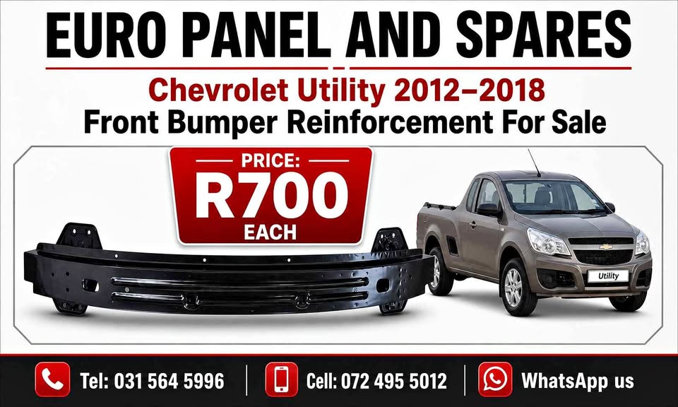 Chevrolet Utility 2012/2018 Front Bumper Reinforcement for sale - Private Seller Chevrolet Utility 2012/2018 Front Bumper Reinforcement for sale - Private Seller