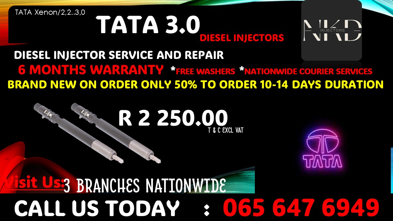 Tata 3.0 Delphi Diesel Injectors - Private Seller Tata 3.0 Delphi Diesel Injectors - Private Seller