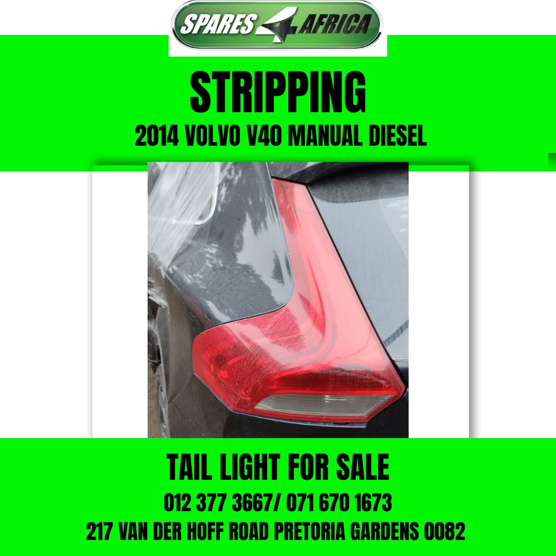 Used Tail Light for Sale – Volvo V40 2014 - Private Seller Used Tail Light for Sale – Volvo V40 2014 - Private Seller