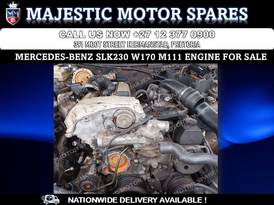 For Sale: Mercedes-Benz SLK230 W170 M111 Engine (Used)