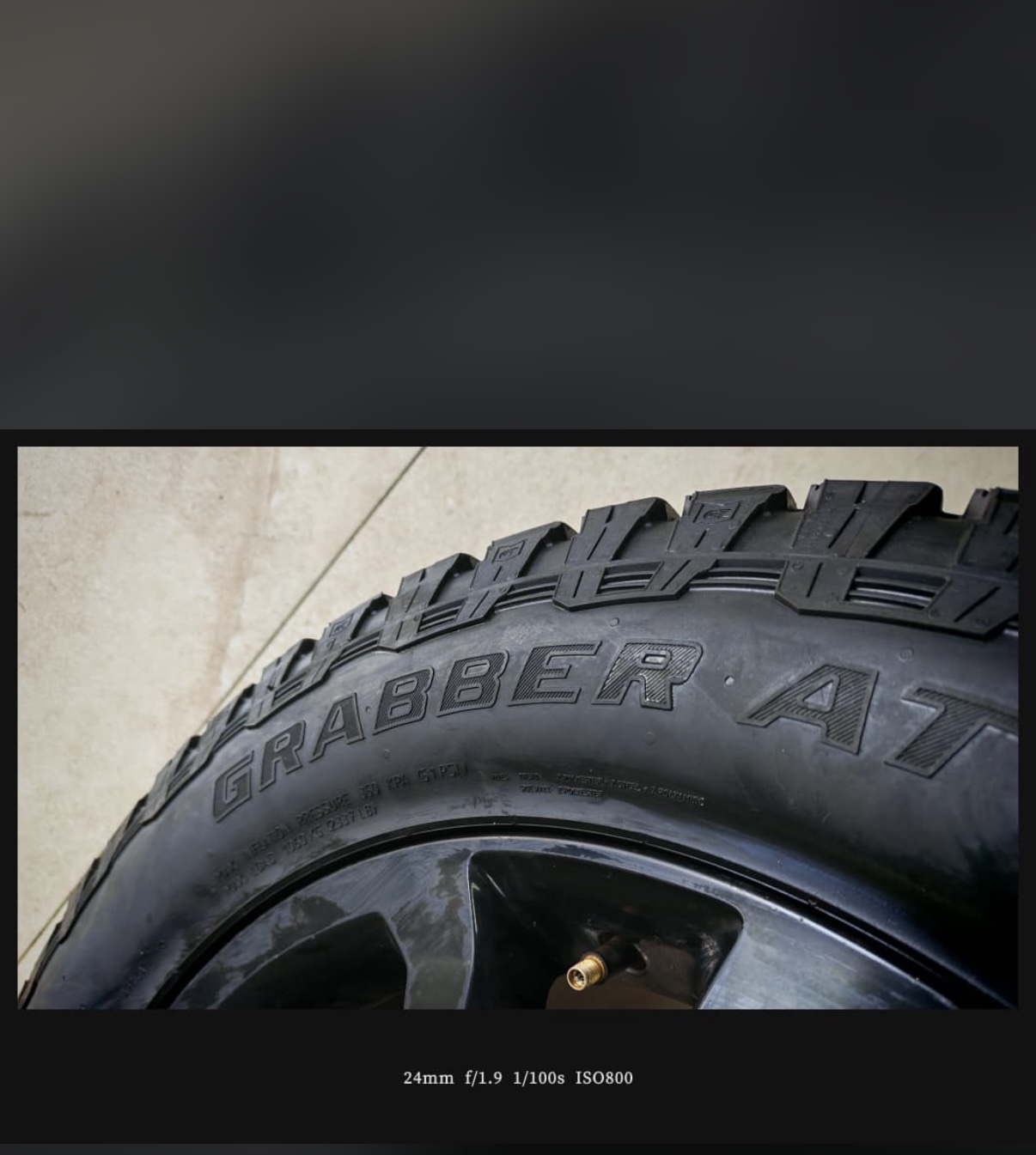 Ford Rs rim 18inch rim with 265/60R18 general grabber - Private Seller