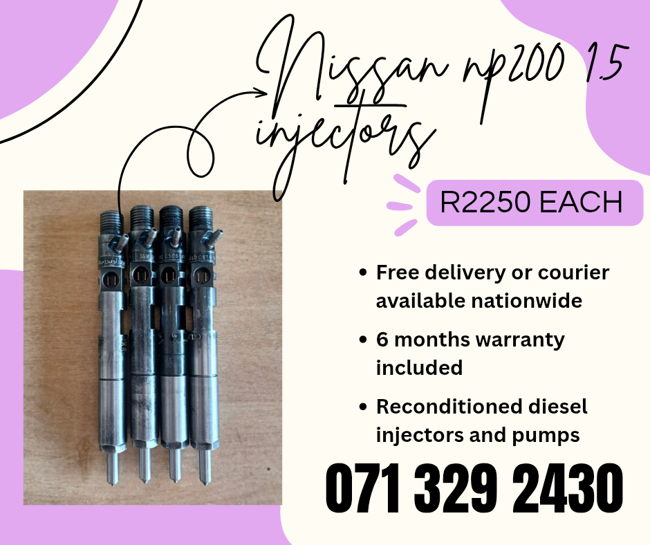 NISSAN NP200 1.5 INJECTORS FOR SALE WITH WARRANTY - Private Seller NISSAN NP200 1.5 INJECTORS FOR SALE WITH WARRANTY - Private Seller