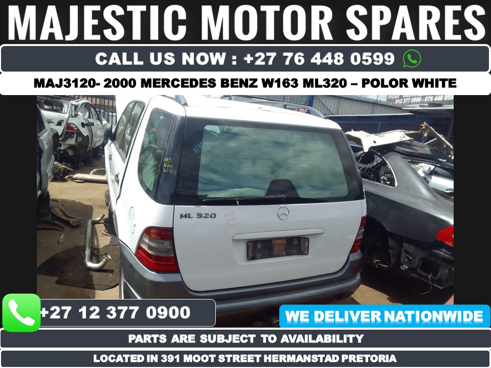Mercedes Benz W163 ML320 Polor spares used - White - Private Seller Mercedes Benz W163 ML320 Polor spares used - White - Private Seller