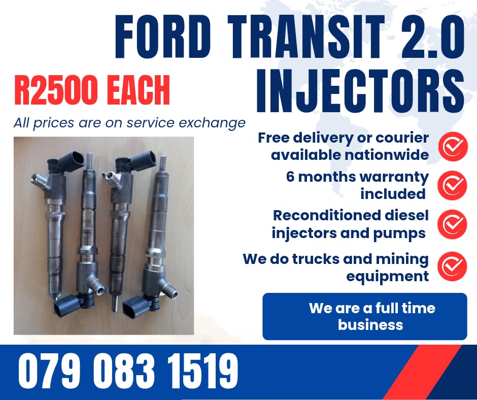 FORD TRANSIT 2.0 INJECTORS FOR SALE WITH WARRANTY INCLUDED - Private Seller FORD TRANSIT 2.0 INJECTORS FOR SALE WITH WARRANTY INCLUDED - Private Seller