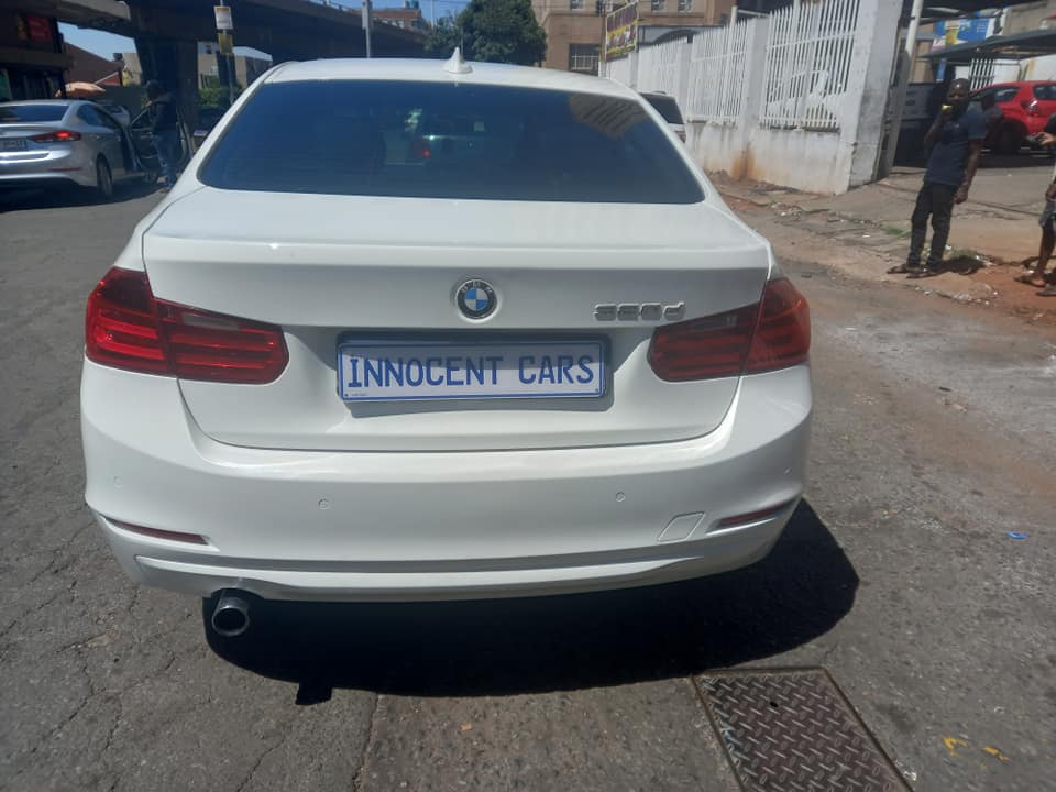 2013 BMW 320d DIESEL F30 3SERIES M-SPORT, AUTOMATIC, WHITE COLOUR, MILEAGE
