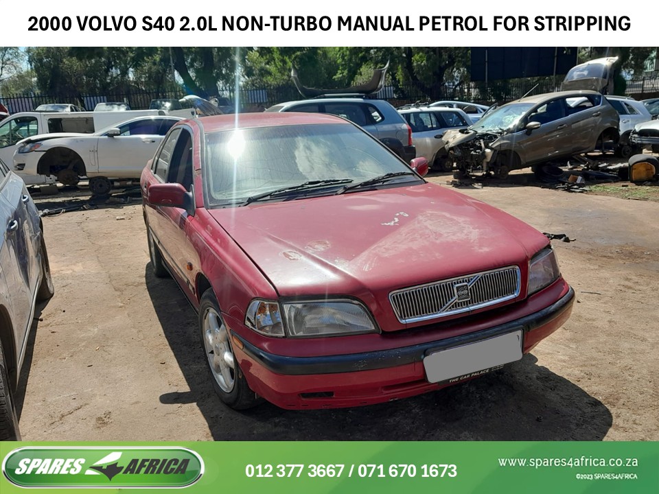 2000 VOLVO S40 2.0L NON-TURBO PETROL MANUAL – FOR STRIPPING - Private Seller 2000 VOLVO S40 2.0L NON-TURBO PETROL MANUAL – FOR STRIPPING - Private Seller