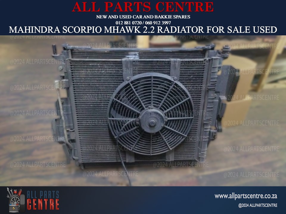 Mahindra Scorpio 2.2 Mhawk radiator for sale used