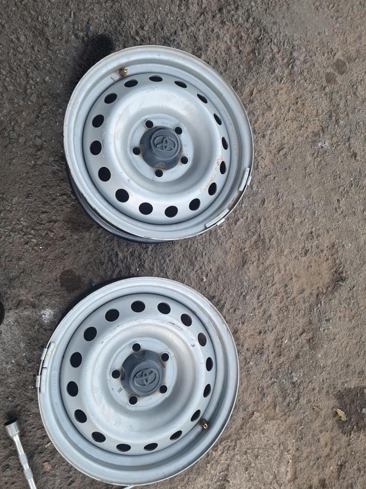 Vw caddy original stardard steal rims size 16