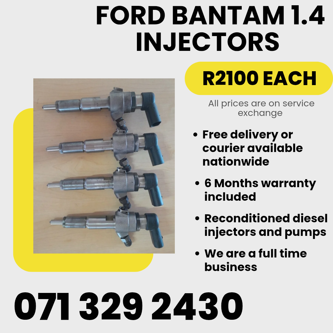 FORD BANTAM 1.4 INJECTORS FOR SALE WITH WARRANTY - Private Seller FORD BANTAM 1.4 INJECTORS FOR SALE WITH WARRANTY - Private Seller