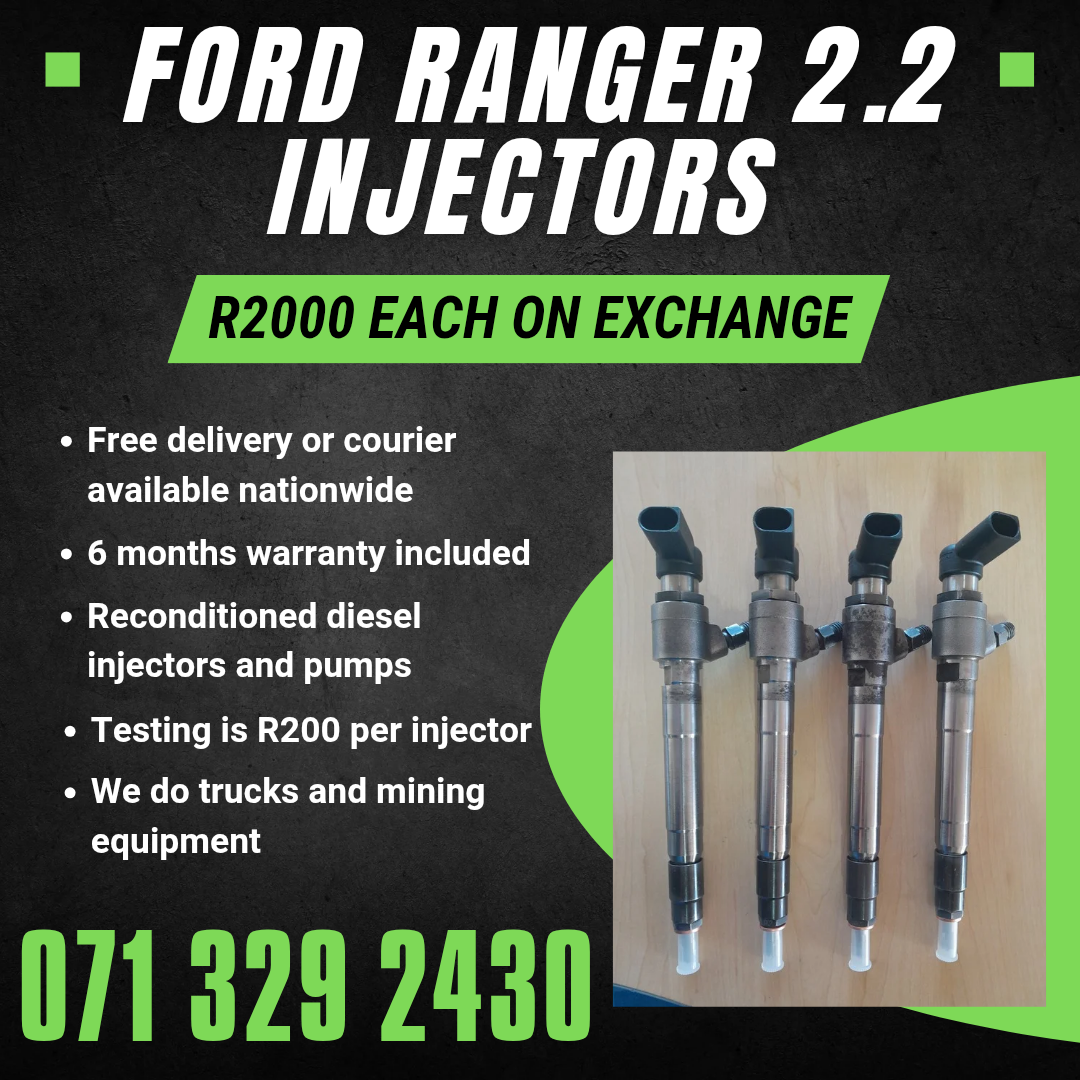 FORD RANGER 2.2 INJECTORS FOR SALE WITH WARRANTY - Private Seller FORD RANGER 2.2 INJECTORS FOR SALE WITH WARRANTY - Private Seller