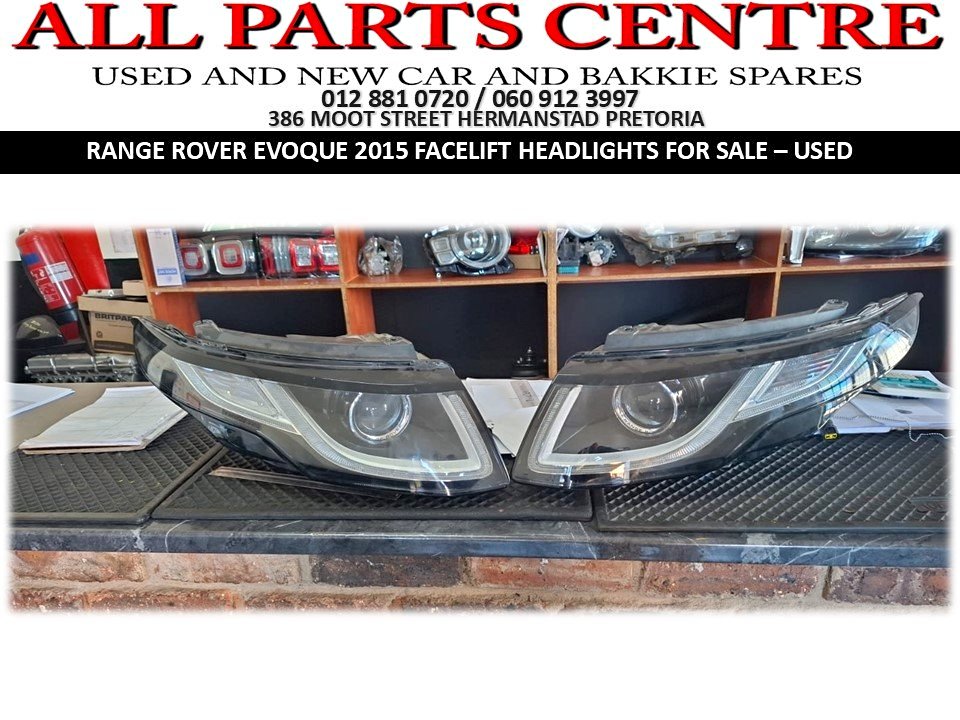 Range Rover Evoque 2015 Facelift Headlights for Sale – Used - Private Seller Range Rover Evoque 2015 Facelift Headlights for Sale – Used - Private Seller