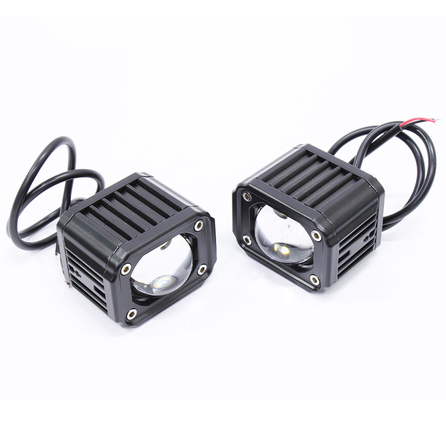 Motorbike Mini 300w Lens Spotlight (yellow/white)