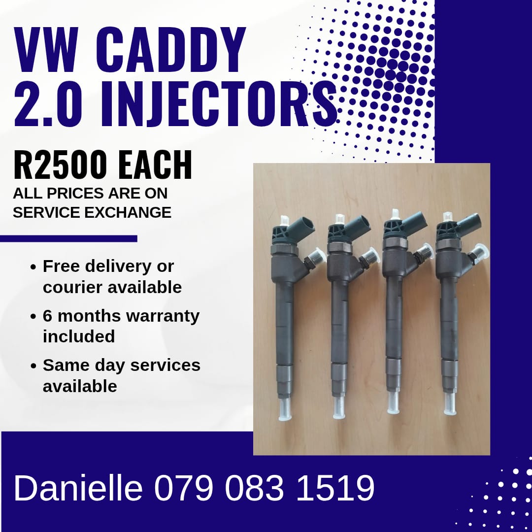 VW CADDY 2.0 INJECTORS FOR SALE WITH WARRANTY INCLUDED - Private Seller VW CADDY 2.0 INJECTORS FOR SALE WITH WARRANTY INCLUDED - Private Seller