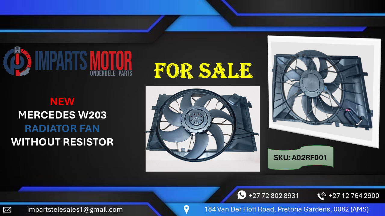 MERCEDES RADIATOR FAN WITHOUT RESISTOR FOR SALE - Private Seller MERCEDES RADIATOR FAN WITHOUT RESISTOR FOR SALE - Private Seller