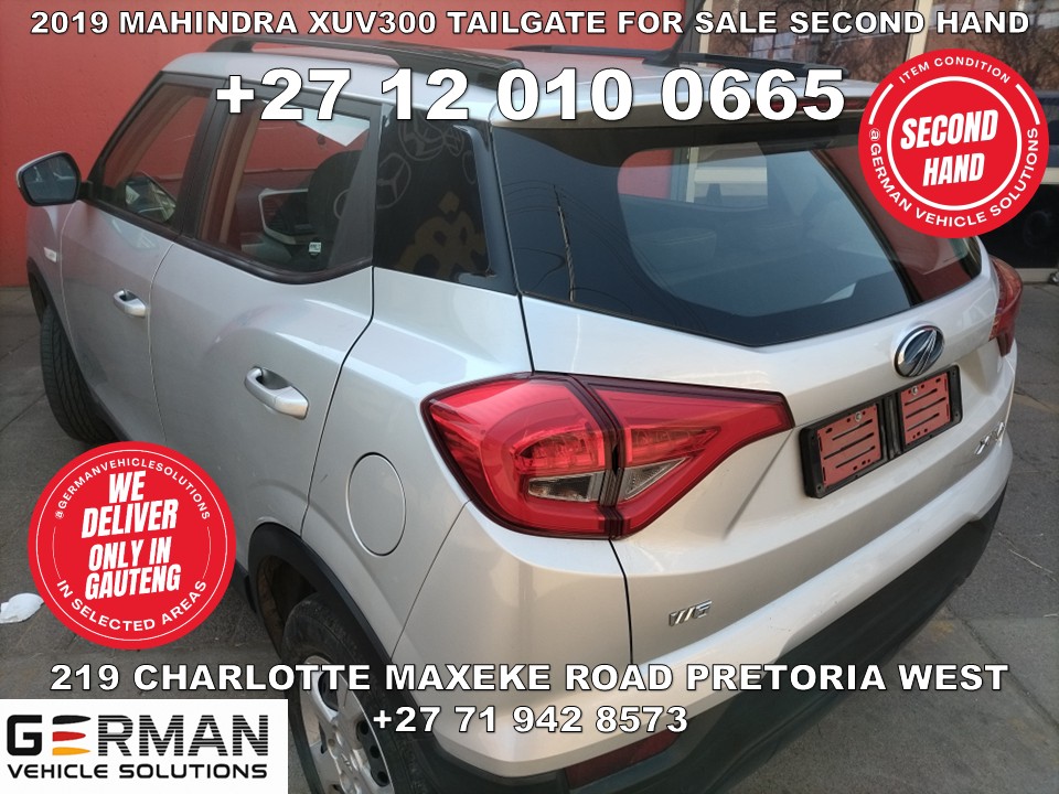 2019 Mahindra XUV300 Tailgate for Sale – Second-Hand - Private Seller