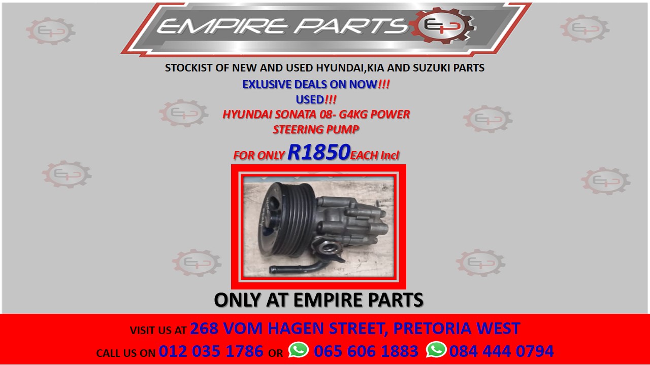 HYUNDAI SONATA 08- G4KG POWER STEERING PUMP - Private Seller HYUNDAI SONATA 08- G4KG POWER STEERING PUMP - Private Seller