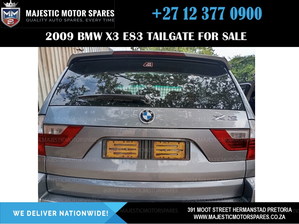2009 BMW X3 xDrive E83 Tailgate for Sale – Used
