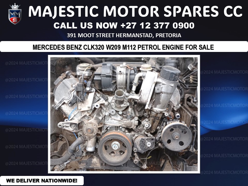 Mercedes Benz CLK320 W209 M112 Petrol engine for Sale – Used - Private Seller Mercedes Benz CLK320 W209 M112 Petrol engine for Sale – Used - Private Seller