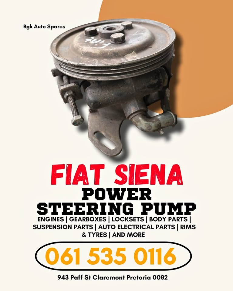 Fiat siena power steering pump Call or WhatsApp me while in stock