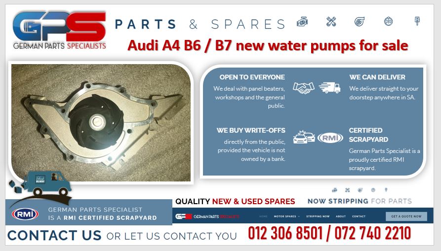 Audi A4 B6 / B7 new water pumps for sale - Private Seller Audi A4 B6 / B7 new water pumps for sale - Private Seller