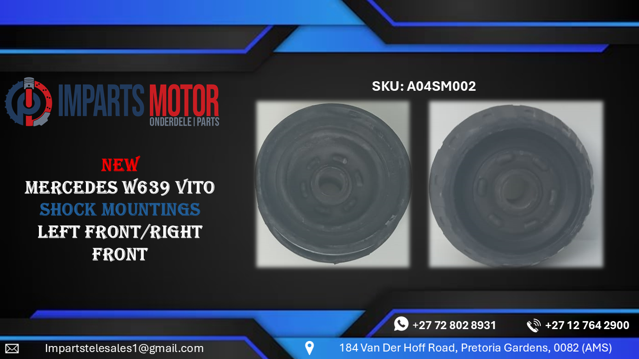 MERCEDES W639 VITO SHOCK MOUNTINGS LEFT & RIGHT FRONT FOR SALE!! - Private Seller