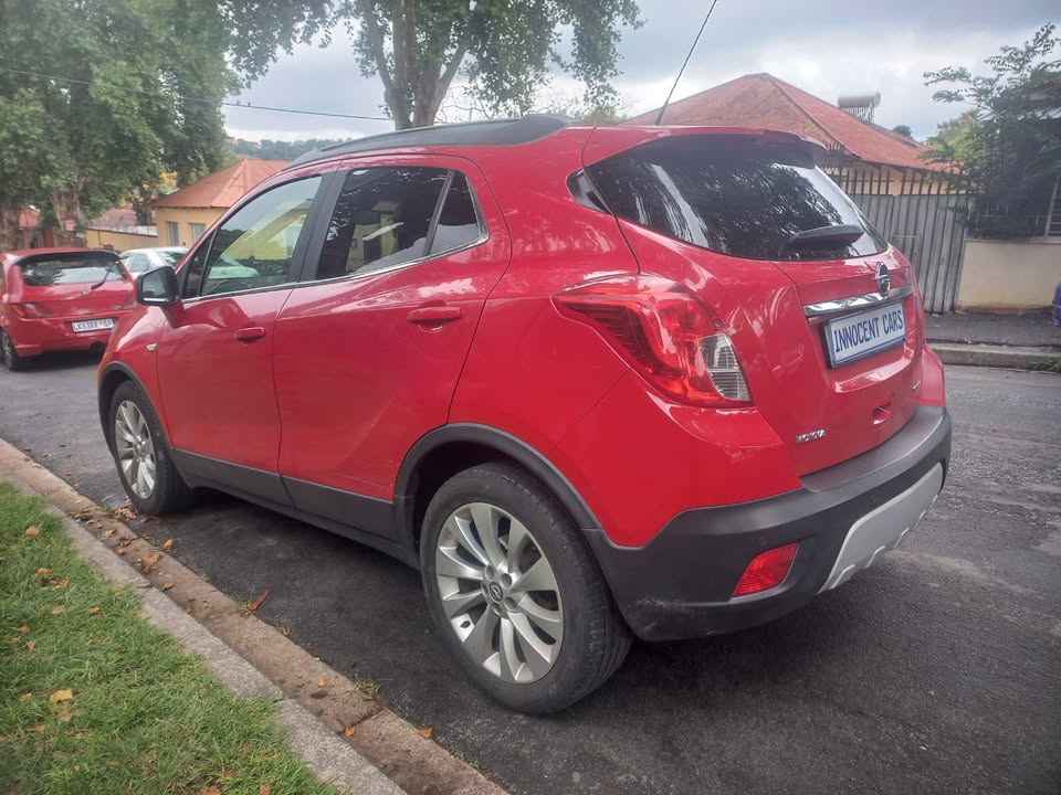Opel Mokka TURBO 2015 Model 1.4 petrol, Automatic, Red Color, mileage Leather i