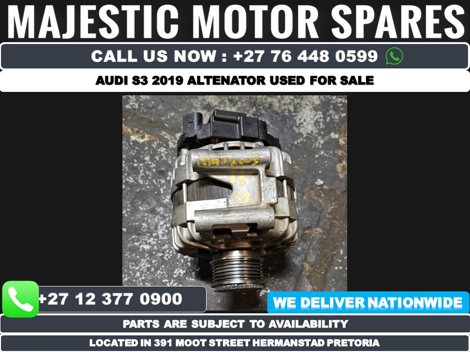2019 Audi S3 Alternator used for sale - Private Seller 2019 Audi S3 Alternator used for sale - Private Seller