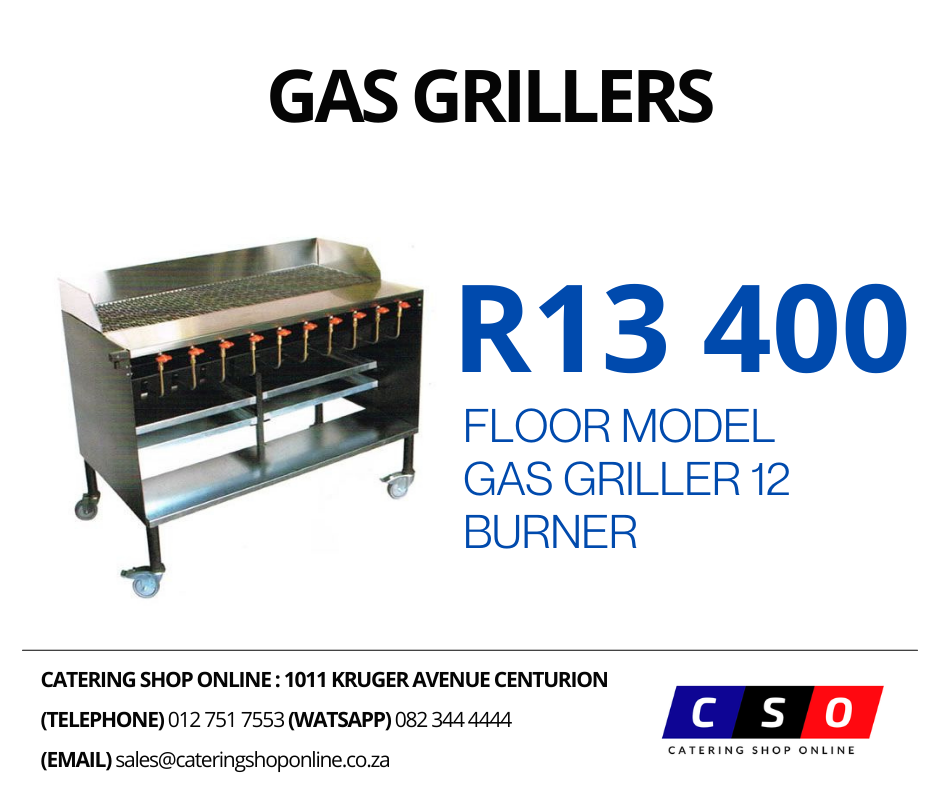 Floor Model Gas Griller 12 Burner