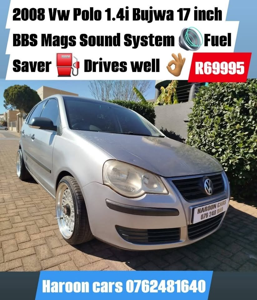 Call Haroon on 2008 Vw Polo 1.4i Bujwa 17 inch BBS Mags Sound System