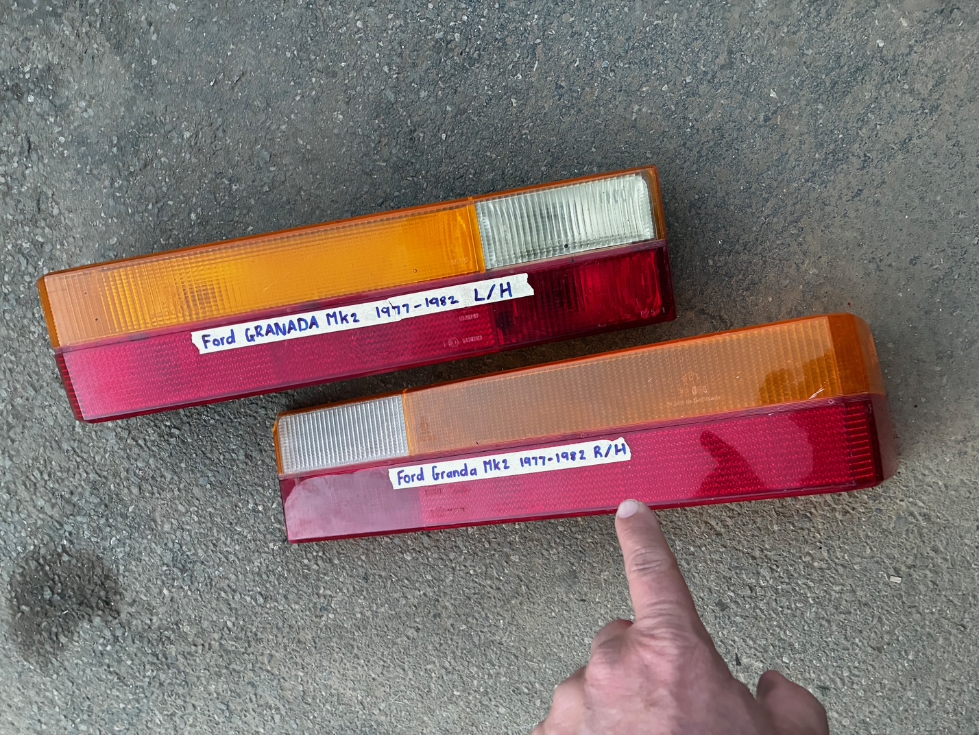 Ford Granada Tail Lights set Left & Right Light - Private Seller Ford Granada Tail Lights set Left & Right Light - Private Seller