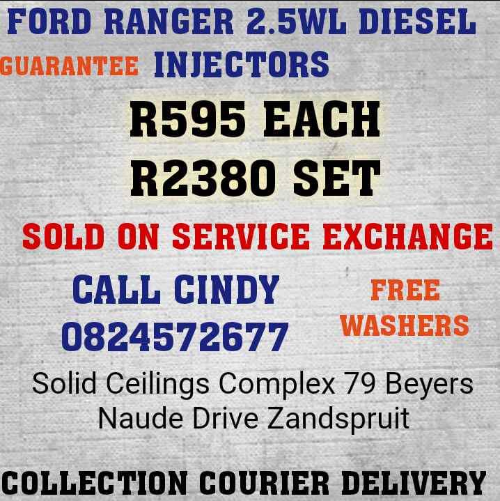 Ford Ranger 2.5 WL DIESEL INJECTORS FOR SALE - Private Seller Ford Ranger 2.5 WL DIESEL INJECTORS FOR SALE - Private Seller