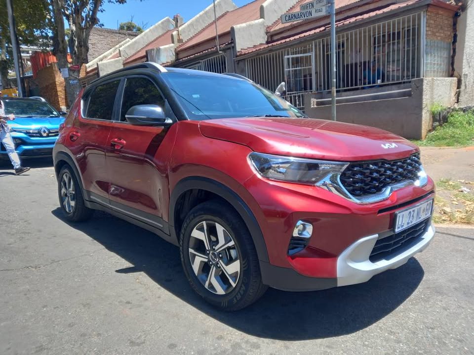2023 KIA SONET ENG 1.5 PETROL, AUTOMATIC TRANSMISSION, MAROON COLOR