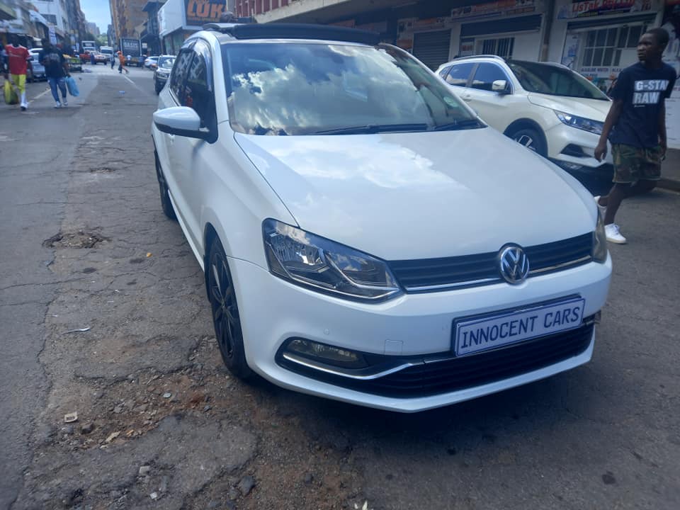 2015 VW POLO 1.2 TSI HIGHLINE, PETROL, MANUAL, WHITE COLOUR, MILEAGE