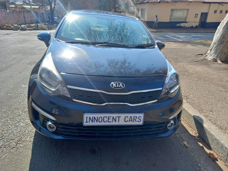 2017 KIA RIO TEC SEDAN 1.4 ENGINE PETROL, MANUAL, NAVY BLUE COLOR