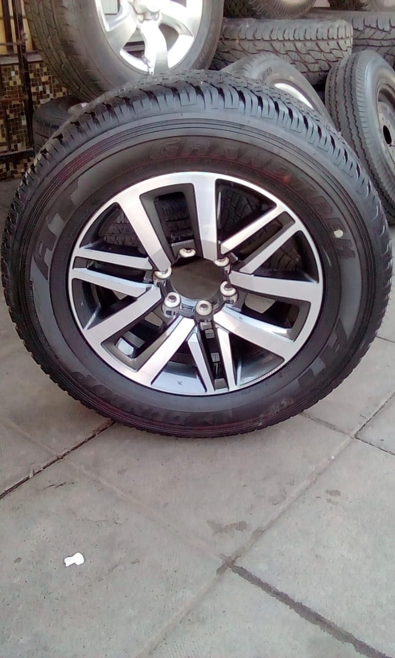 18inch Toyota Hilux/Fortuner mag with brand new 265/60/18 Dunlop Grandtrek AT to - Private Seller 18inch Toyota Hilux/Fortuner mag with brand new 265/60/18 Dunlop Grandtrek AT to - Private Seller