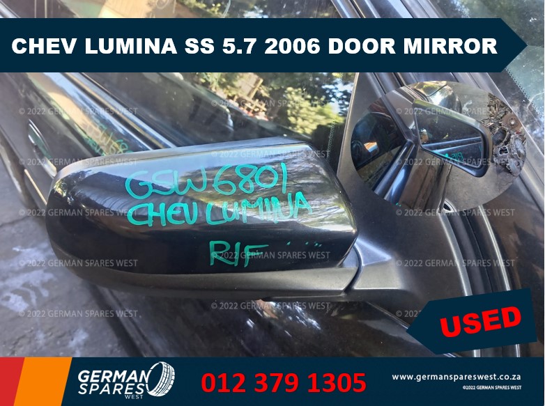 CHEV LUMINA SS 2006 DOOR MIRROR – USED FOR SALE - Private Seller CHEV LUMINA SS 2006 DOOR MIRROR – USED FOR SALE - Private Seller