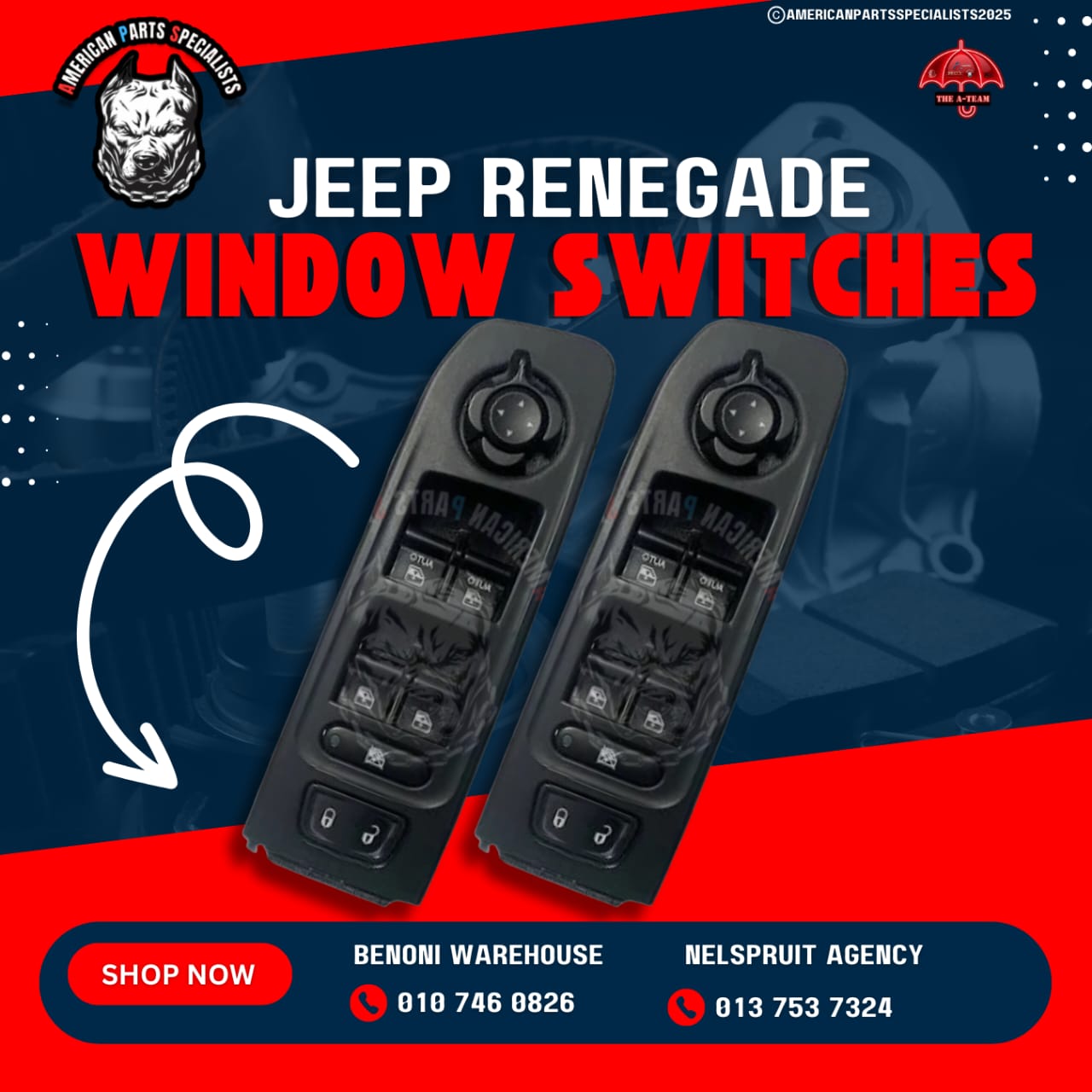 Jeep Window Switches For Sale - Private Seller