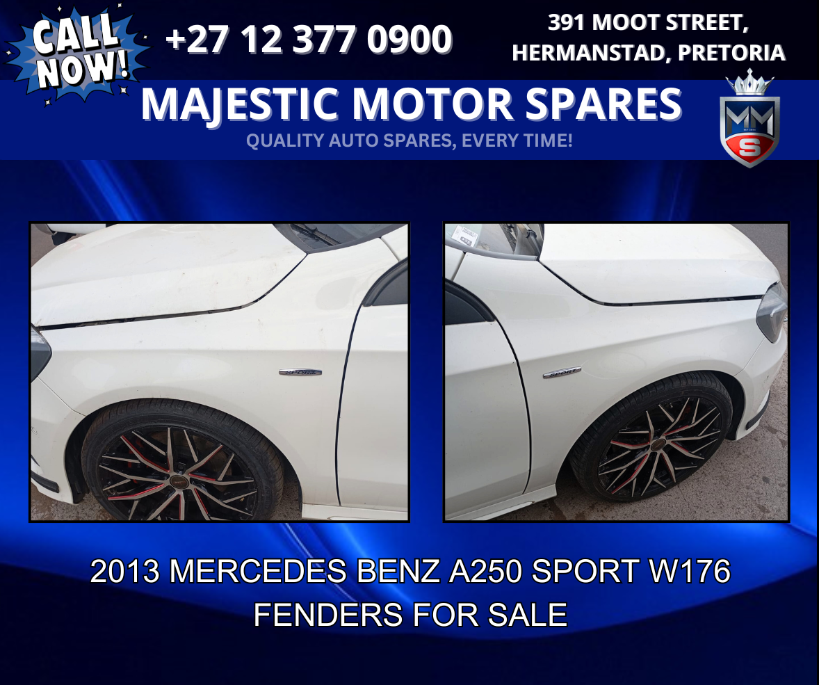 2013 Mercedes A250 Sport W176 Fenders – Quality Used Parts - Private Seller 2013 Mercedes A250 Sport W176 Fenders – Quality Used Parts - Private Seller